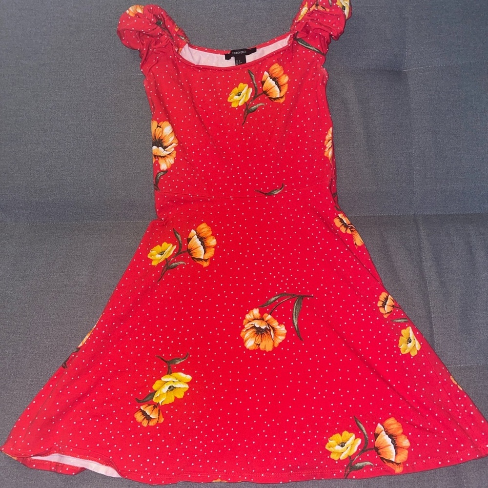 Forever 21 red mini dress